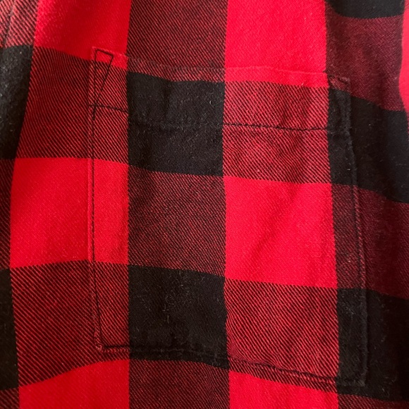 Roots Red and Black Plaid Shirt - Picture 5 of 8